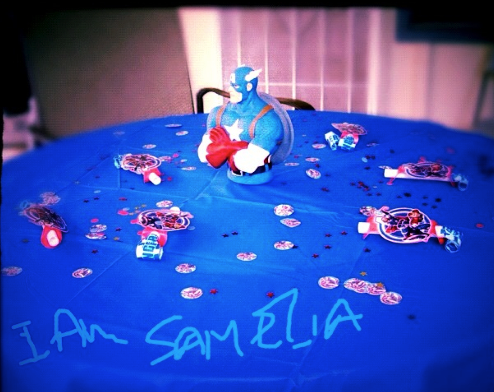 Captain America, Birthday Party Characters, Atlin's Owens Birthday party, Samelia, Samelia miller son, terrell Owens baby mama, terrell Owens, terrell Owens son, samelia terrell Owens, samelia terrell Owens Atlin